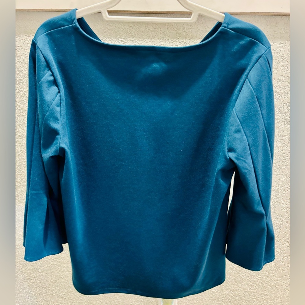 Banana Republic Women's Peacock Blue Top - Picture 3 of 6